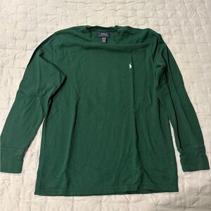 Polo by Ralph Lauren Men's Forest Green Long Sleeve Tee